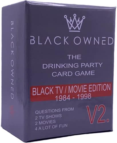 בבעלות שחורה | תכנית סרטים וטלוויזיה שחורים טריוויה טריוויה משחקי קלפים חבילה חבילה | 6 סרטים ו 6 תכניות טלוויזיה